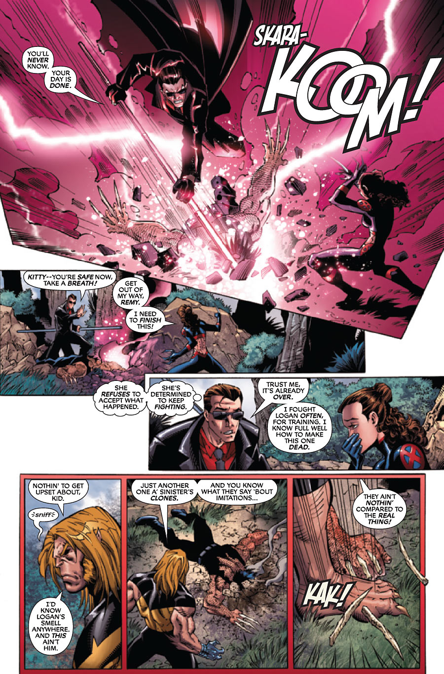 / RemyLebeau.com - Fan Site for Gambit of the X-Men -  Gambit & Wolverine Fights